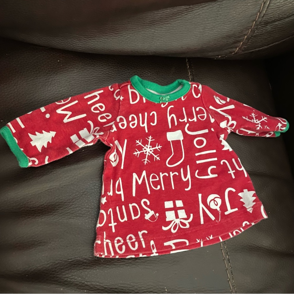 Festive Christmas Pajamas for 18” doll